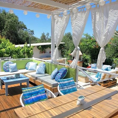 Blue Sky Cottage, Kanouli Beach Halikounas Ngoại thất bức ảnh