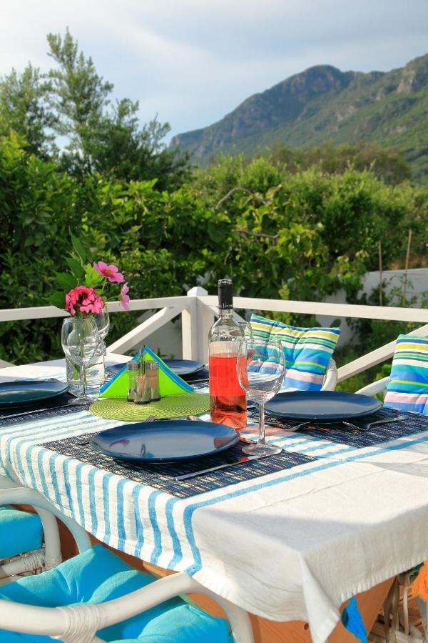 Blue Sky Cottage, Kanouli Beach Halikounas Ngoại thất bức ảnh