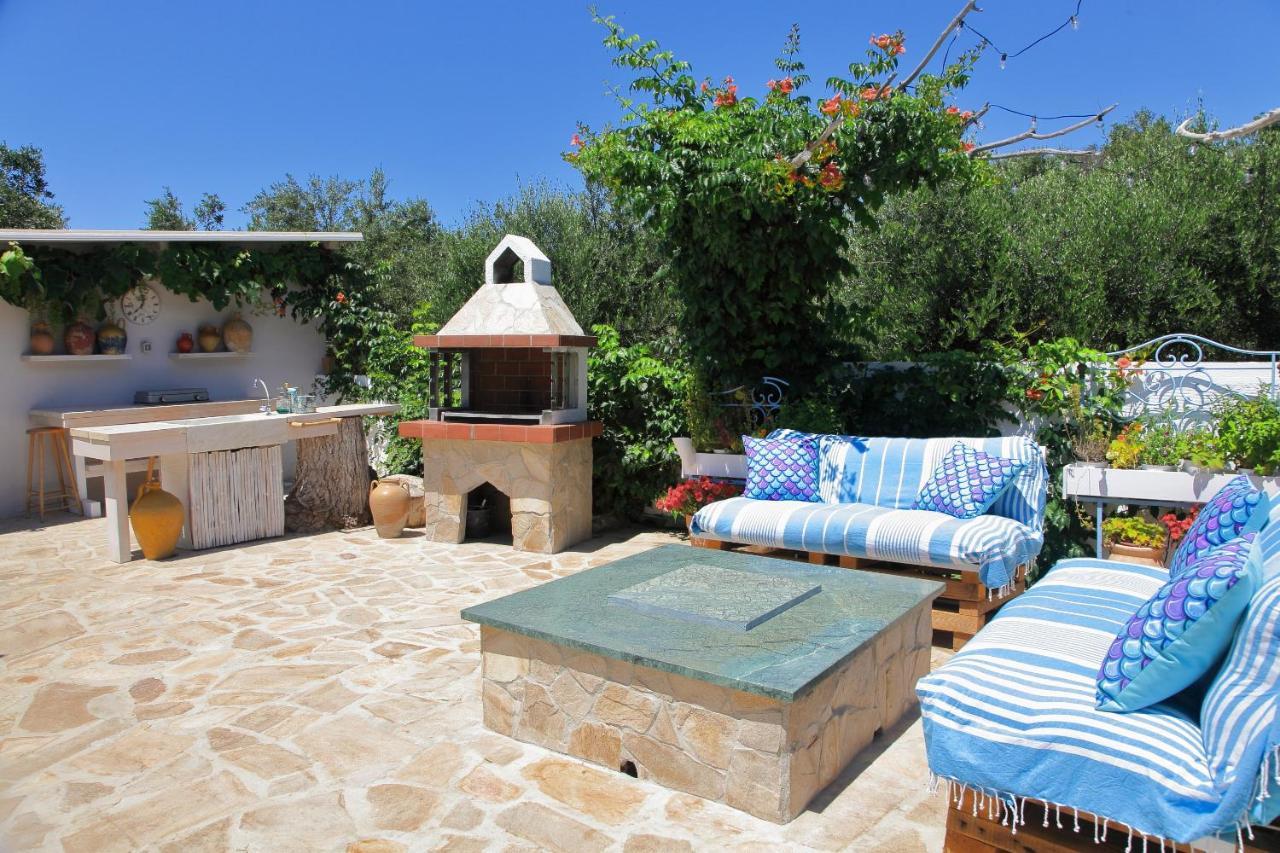 Blue Sky Cottage, Kanouli Beach Halikounas Ngoại thất bức ảnh