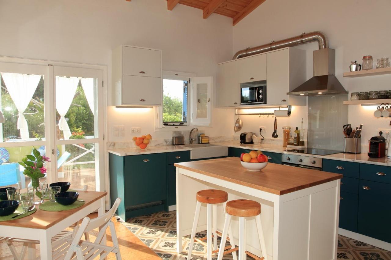 Blue Sky Cottage, Kanouli Beach Halikounas Ngoại thất bức ảnh