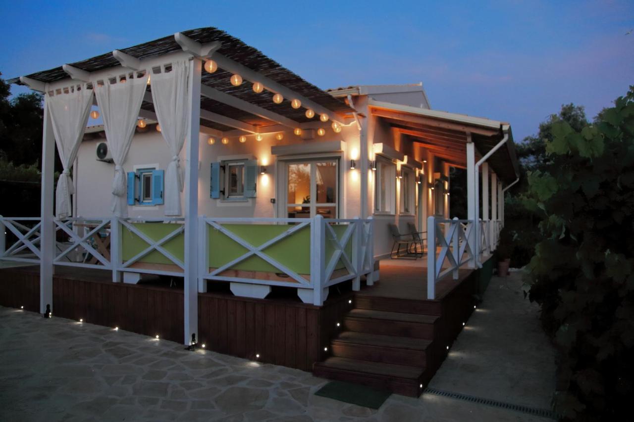 Blue Sky Cottage, Kanouli Beach Halikounas Ngoại thất bức ảnh