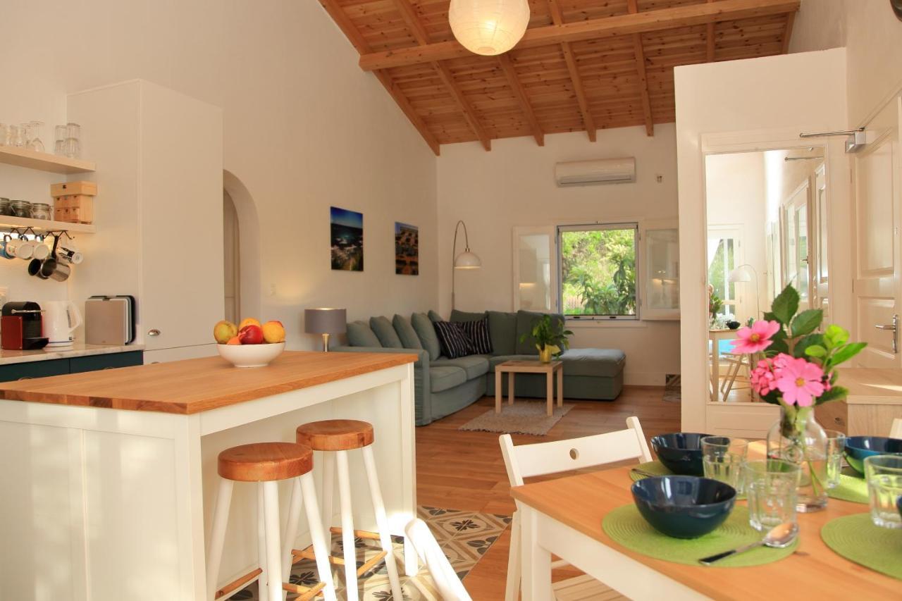 Blue Sky Cottage, Kanouli Beach Halikounas Ngoại thất bức ảnh