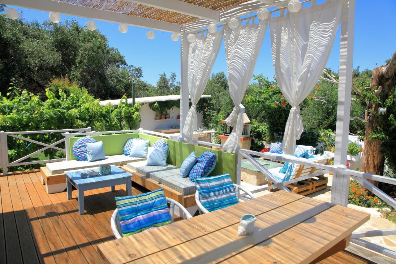 Blue Sky Cottage, Kanouli Beach Halikounas Ngoại thất bức ảnh